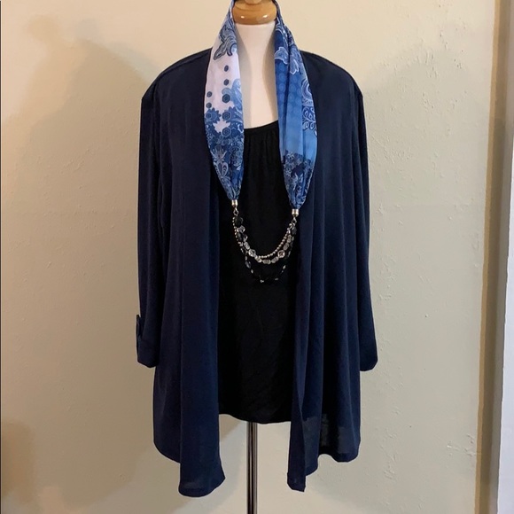 Notations Tops - Notations Faux 2 layer top